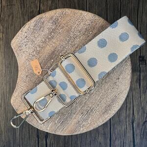 Wide Polka Dot Purse Strap Crossbody Guitar Strap NEW FAST SHIP